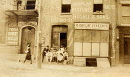 Segall & Sons - his father's wood retail fixture shop on Arch Street in Philadelphia